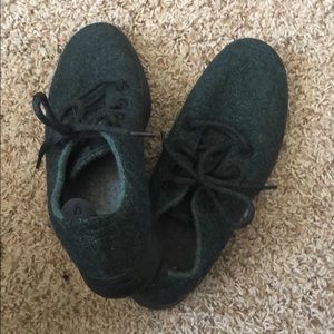 Allbirds wool runners Forrest green size 10